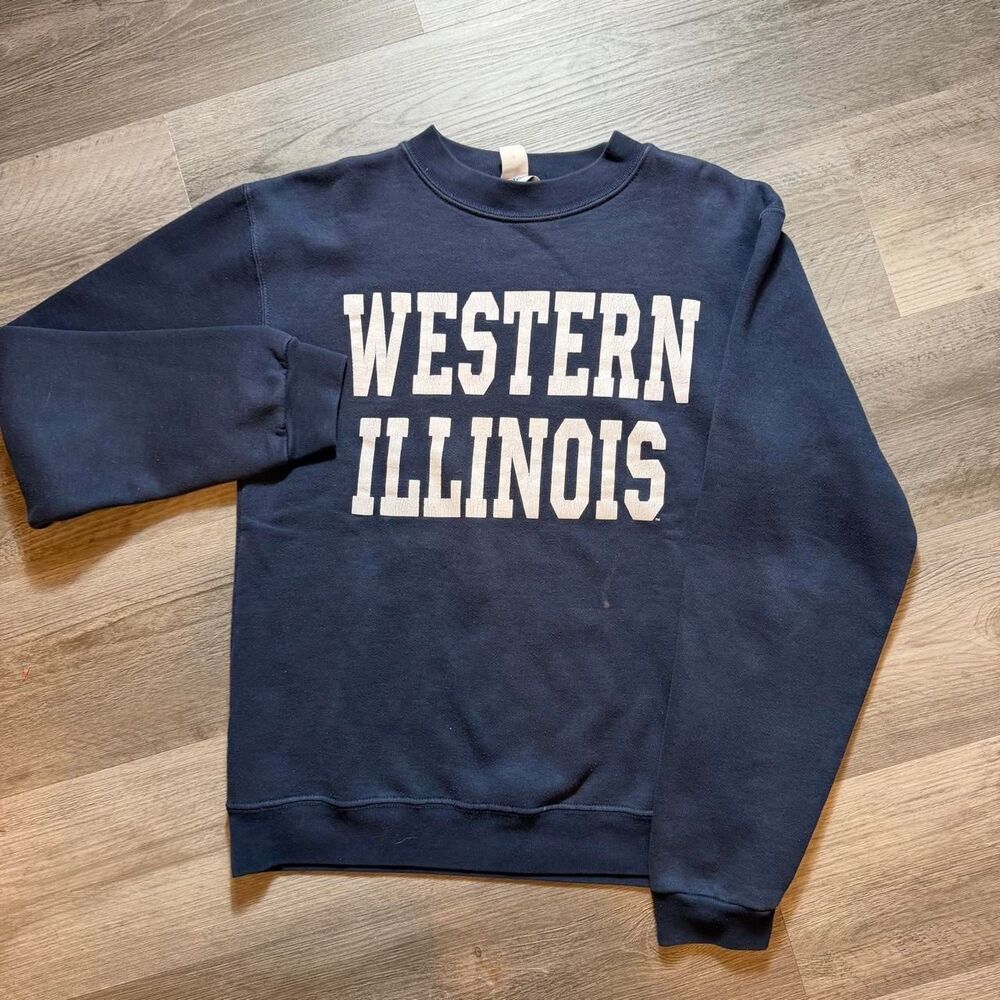 Unbranded Men's Navy and Blue Sweatshirt